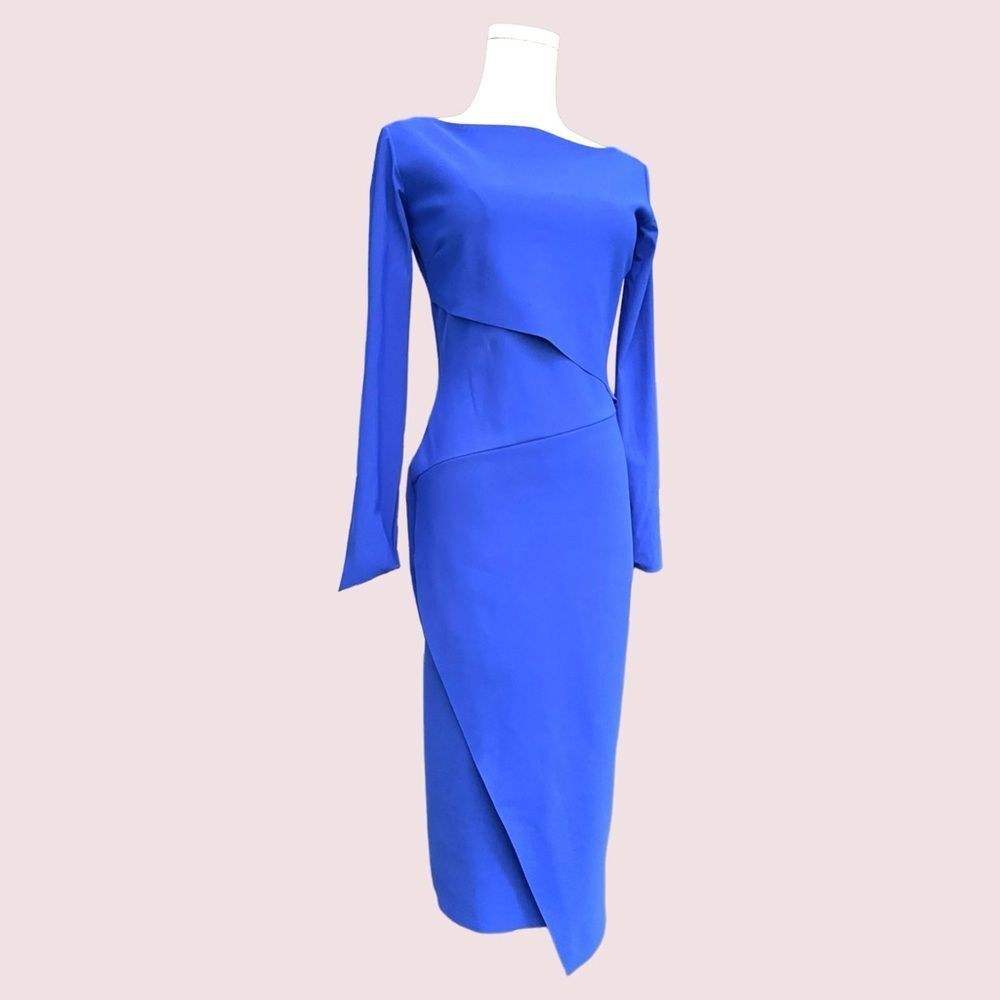LA PETITE ROBE DI CHIARA BONI sheath midi in Blue Size EU 42